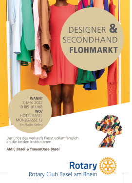 Grosser Designer- und Secondhand Flohmarkt